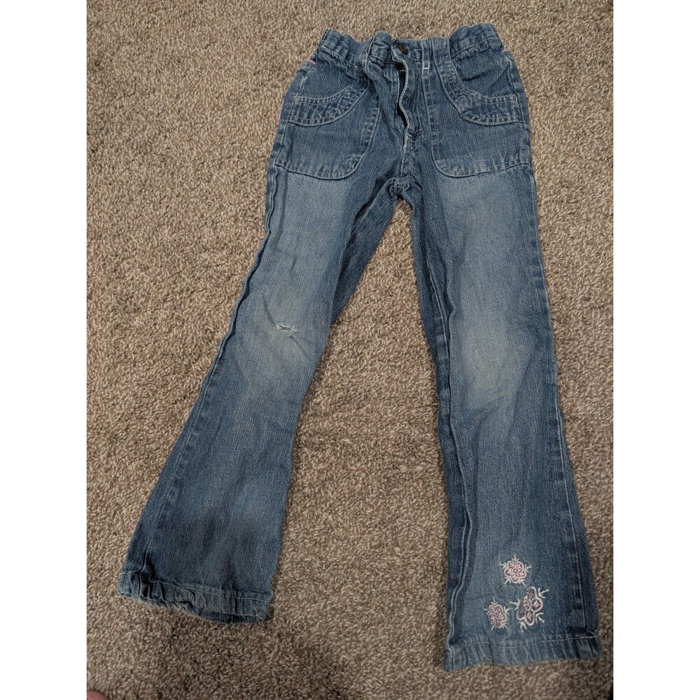 Vintage 2004 Hasbro My Little Pony Jeans Girls Size 6 Pink Stitching Rare